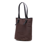 Nova Check Trimmed Nylon Tote